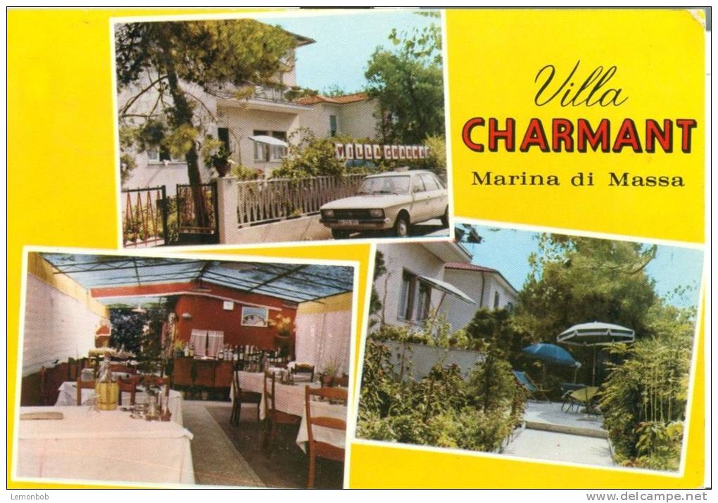 Italy, Toscana, Villa Charmant, Marina De Massa, 1979 Used Postcard [P6831] - Massa