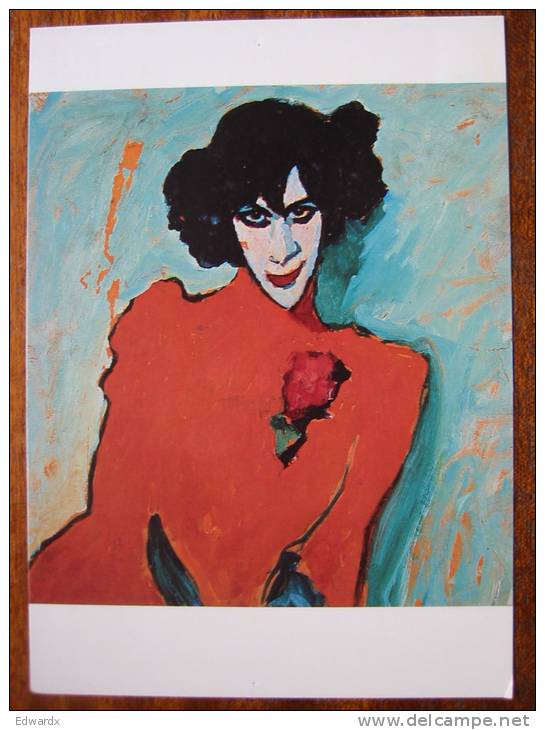 Von Jawlensky, Alexej  Portrait Of Dancer Alexander Sakharoff Lenbachhaus Munich Art Postcard - Peintures & Tableaux