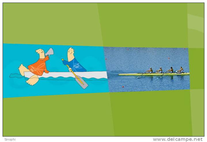 13A -102     @  Rowing   2004   Athens Olympic Games  ( Postal Stationery, -Articles Postaux -Postsache F - Sommer 2004: Athen