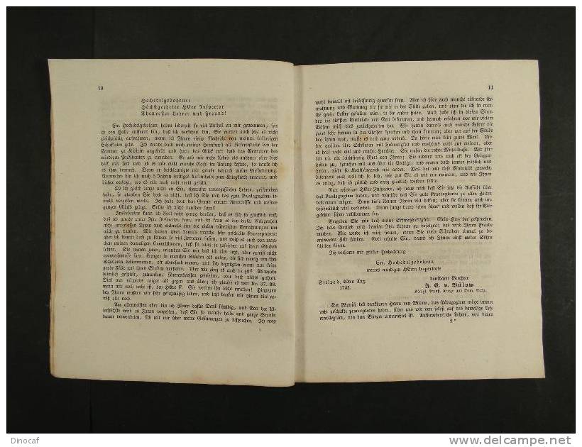 "Bericht + Bürger Aus Der Schule", Waisenhaus, Halle **1845**, Heft Mit 32 Seiten - Altri & Non Classificati