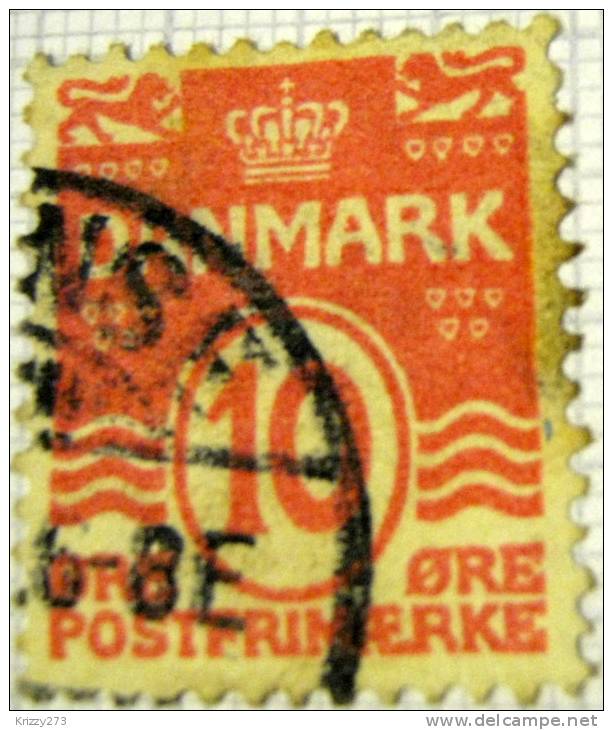 Denmark 1905 10ore - Used - Usati