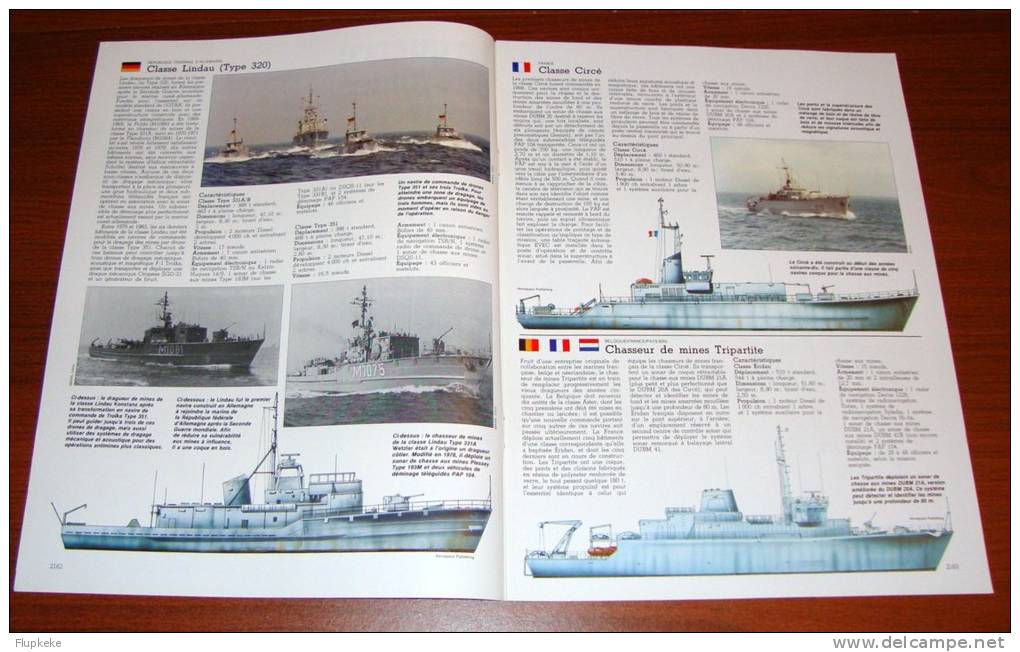 Encyclopédie Des Armes 109 Les Forces Armées Du Monde Les Chasseurs De Mines Tripartite Éditions Atlas 1985 - Waffen