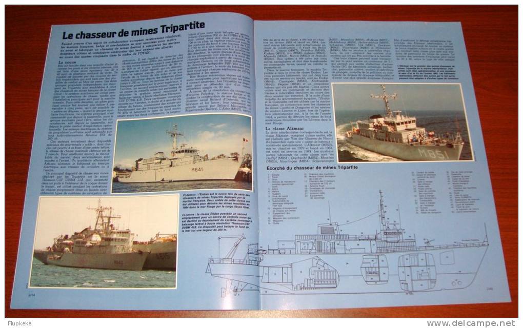 Encyclopédie Des Armes 109 Les Forces Armées Du Monde Les Chasseurs De Mines Tripartite Éditions Atlas 1985 - Wapens