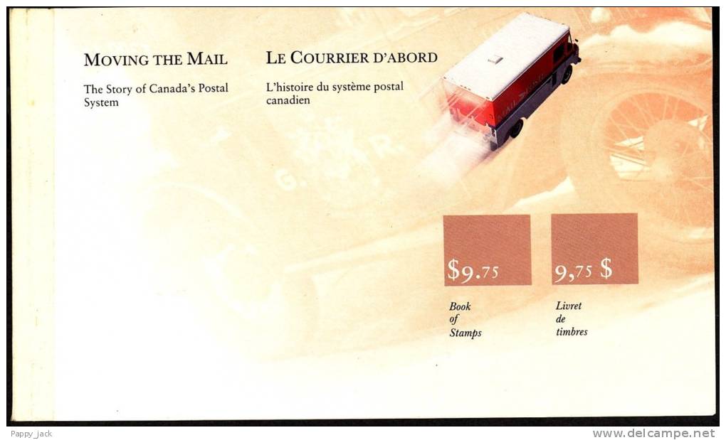 Canada 1989 Canada Post Mail Van 1272a , 1273b In Prestige Booklet BK 118 16-pages Full LlMNH - Carnets Complets