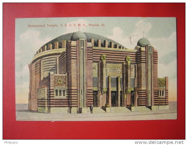 - Illinois > Peoria   Mohammed Temple Ca 1910  ====   ------   ==   Ref 294 - Peoria
