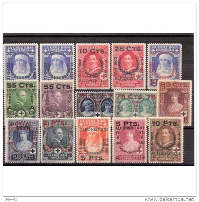 ES373S-LFT**373.Spain Espagne ANIVERSARIO JURA CONSTITUCION POR ALFONSO XIII  1927 ( Ed 373/87**) Sin Charnela.MAGNIFICA - Royalties, Royals