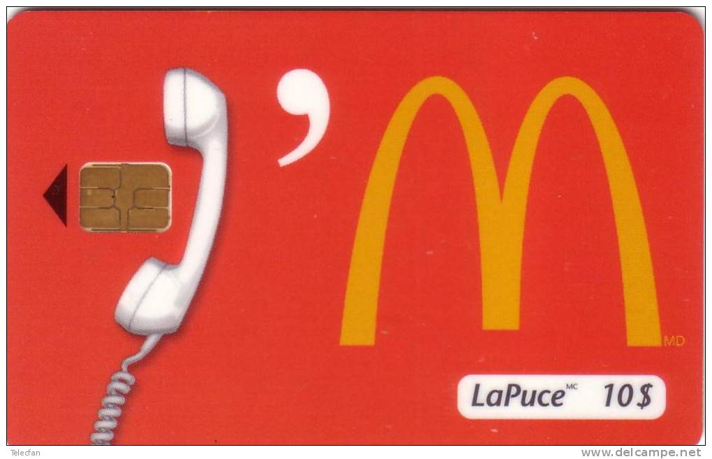 CANADA LA PUCE BELL  MC DONALD´S 10$ B10042 RARE - Kanada