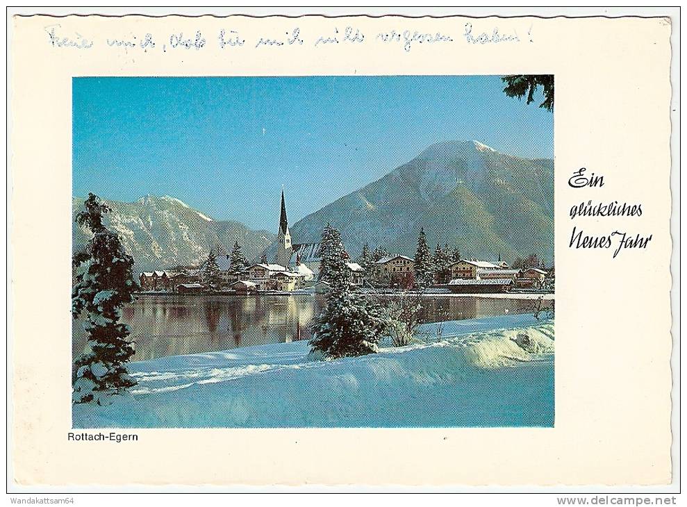 AK Ein Glückliches Neues Jahr Rottach-Eggern 30.12.70 8183 ROTTACH-EGERN F KURORT ROTTACH-EGERN 740 - 1723 M ü. M. - Miesbach