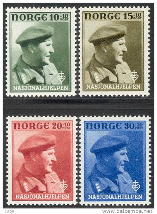 NORWAY 1946 - "National Aid" Complete Set, MNH - Mi#310-13 - Ongebruikt