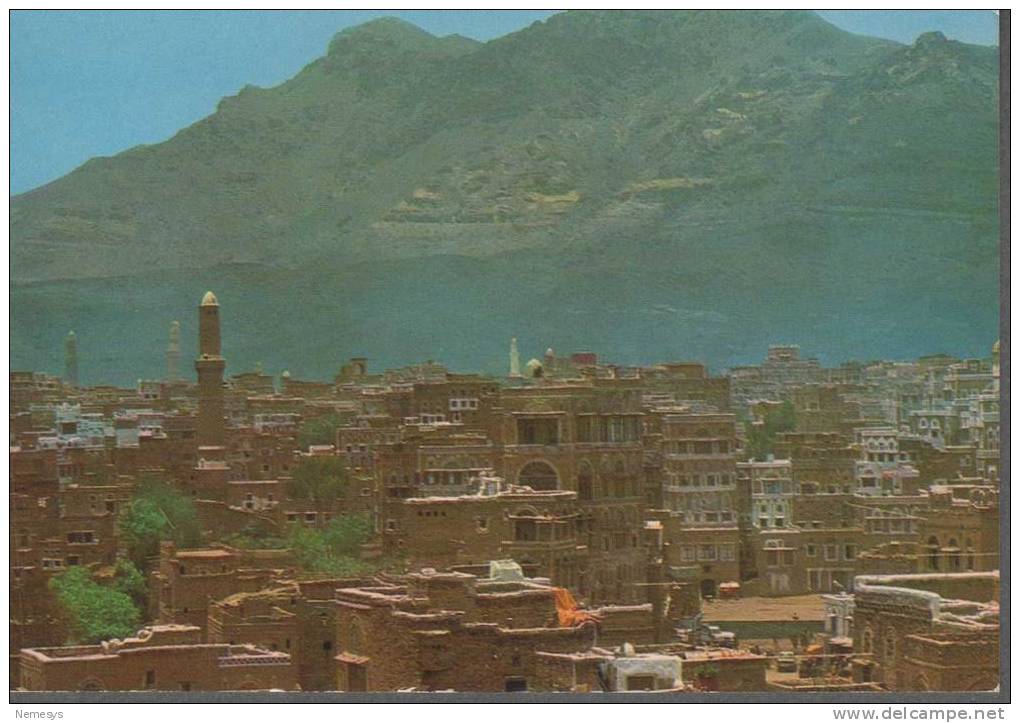 YEMEN BUILDINGS AND MINARETS OF SANA'S NV &#1575;&#1604;&#1580;&#1605;&#1607;&#1608;&#1585;&#1610;&#1617;&#1577; &#1575; - Yémen