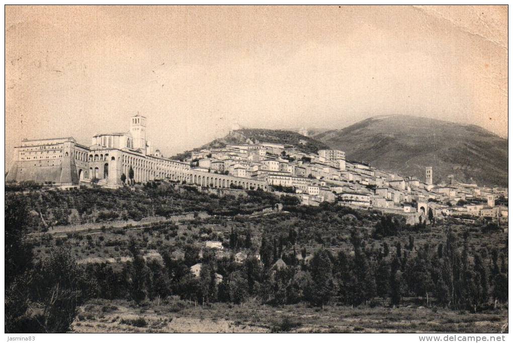 Assisi Panorama Cpa - Altri & Non Classificati