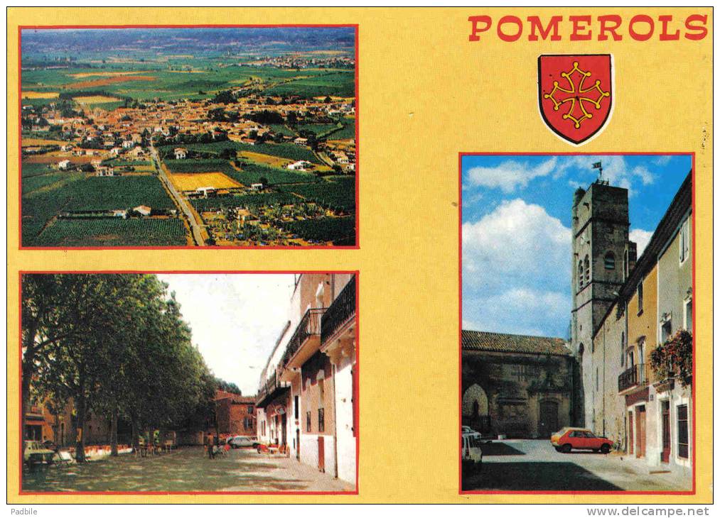 Carte Postale 34. Pomerols  Trés Beau Plan - Other & Unclassified