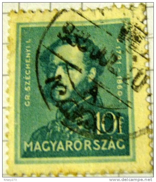 Hungary 1932 Famous Hungarians Szechenyi 10f - Used - Used Stamps