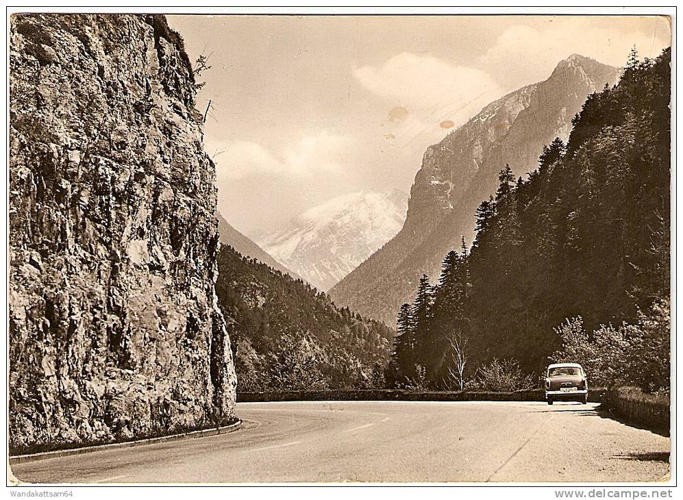 AK Deutsche Alpenstraße Blick Von Der Hochwand Zum Watzmann Und Reiteralpe -9.-6.70 - 17 822 TRAUNSTEIN 1 N Nach Bonn - Traunstein