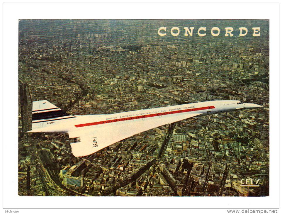 Avion Concorde: Premier Transport Supersonique Realise Par Sud Aviation Et British Aircraft Corporation (11-1559) - 1946-....: Moderne