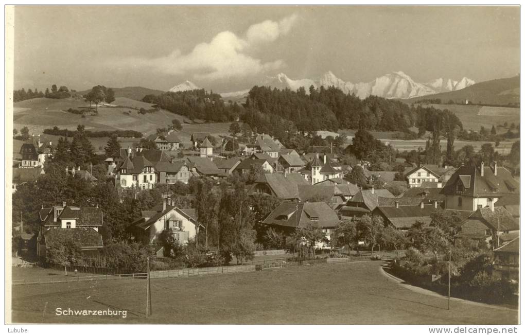 Schwarzenburg - Dorfansicht       Ca. 1930 - Schwarzenburg