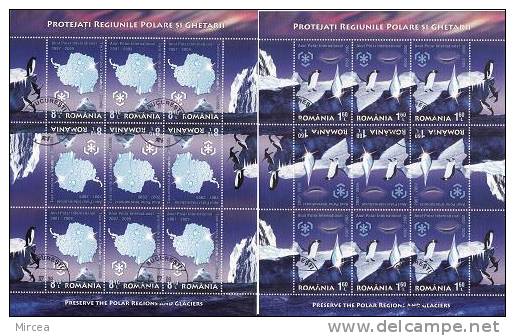 Roumanie 2009 -  Yv.no.5347-8 P.f. X9 Obliteres(d) - Used Stamps