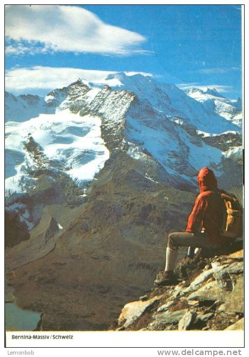 Switzerland, Suisse, Bernina-Massiv, 1981 Used Postcard [P6890] - Other & Unclassified