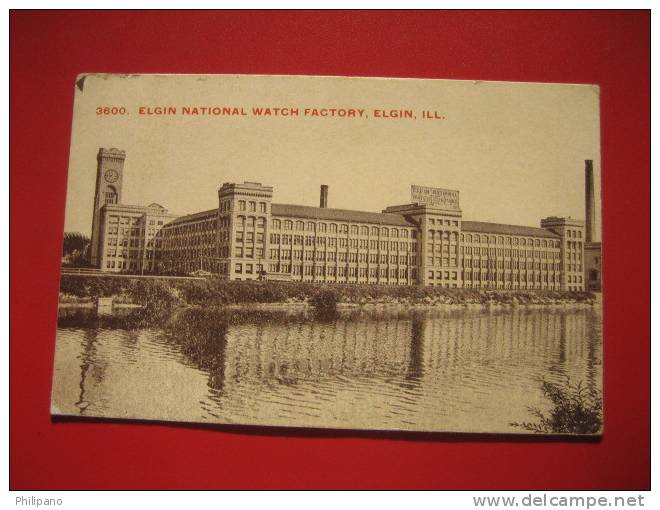 Illinois > Elgin  National Watch Factory 1912 Cancel   ==   =   ===  === 295 - Elgin