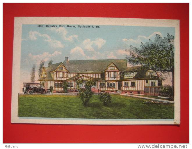 Illinois > Springfield Country Club House Vintage Wb --   == --   ---  -ref 296 - Springfield – Illinois