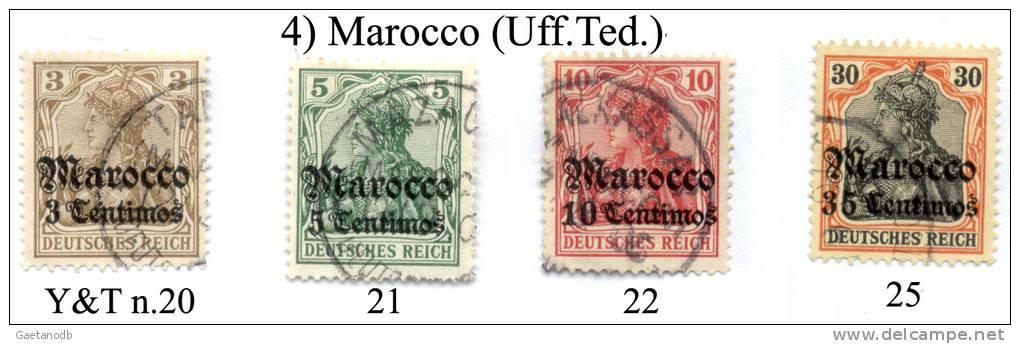 Marocco-(Uff.Ted.)-L1-0004 - Deutsche Post In Marokko