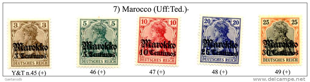 Marocco-(Uff.Ted.)-L1-0007 - Deutsche Post In Marokko