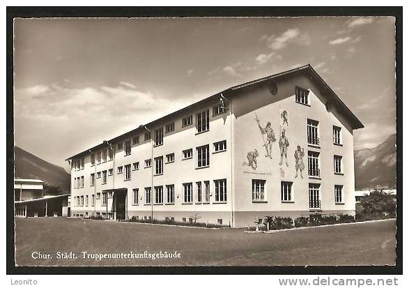 Chur Städt. Truppenunterkunftsgebäude Feldpost 1963 - Chur