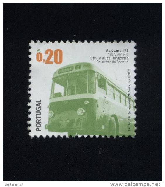 Timbre Sans Gomme D'origine Stamp Without Fresh Gum Selo Autocarro N° 2 1957 Barreiro 0,20EUR PORTUGAL 2009 - Ongebruikt