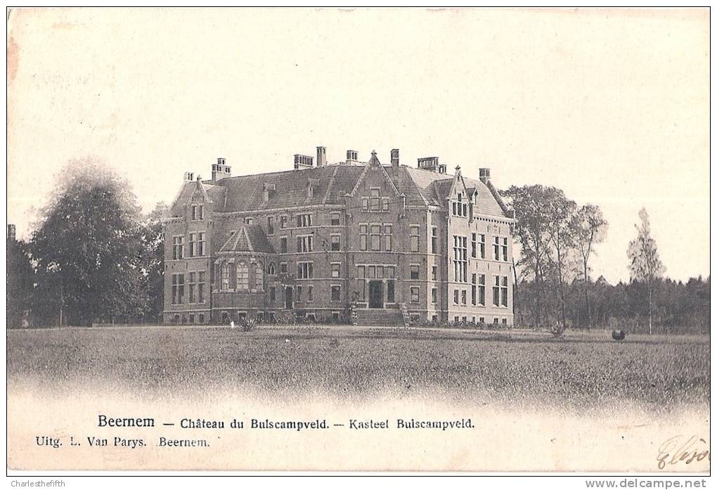 BEERNEM - CHATEAU DE BULSCAMPVELD - KASTEEL - édit. Van Parys - Beernem