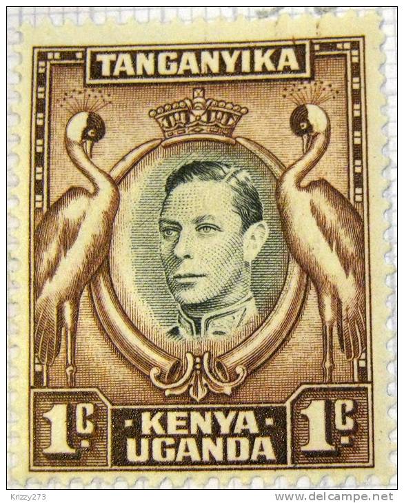 Kenya 1938 King George VI Kavirondo Cranes 1c - Unused - Kenya, Uganda & Tanganyika