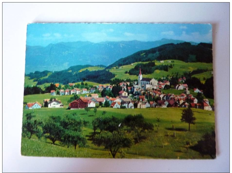 Cartolina Viaggiata "Kurort OBEREGG ( App. ) Mit Vorarberg" 1967 - Altri & Non Classificati