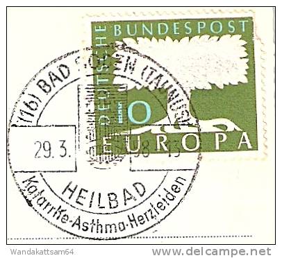 AK 46 Das Schöne BAD SODEN Am Taunus Mit Seinen 26 Heilspendenden Thermalquellen 29. 3. 58. - 13 (16) BAD SODEN (TAUNUS) - Bad Soden