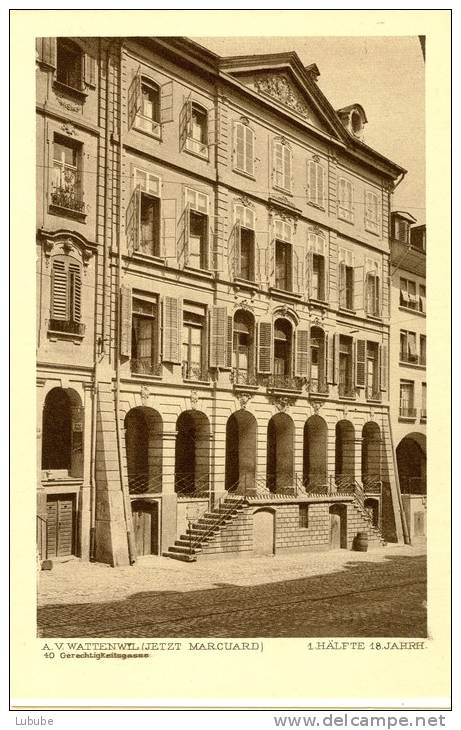Bern - Von Wattenwil Haus (Gerechtigkeitsgasse)                 Ca. 1920 - Wattenwil