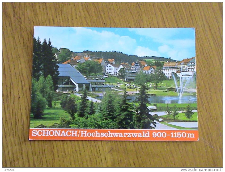 SCHONACH HOCHCHWARZWALD 900 1150M - Hochschwarzwald