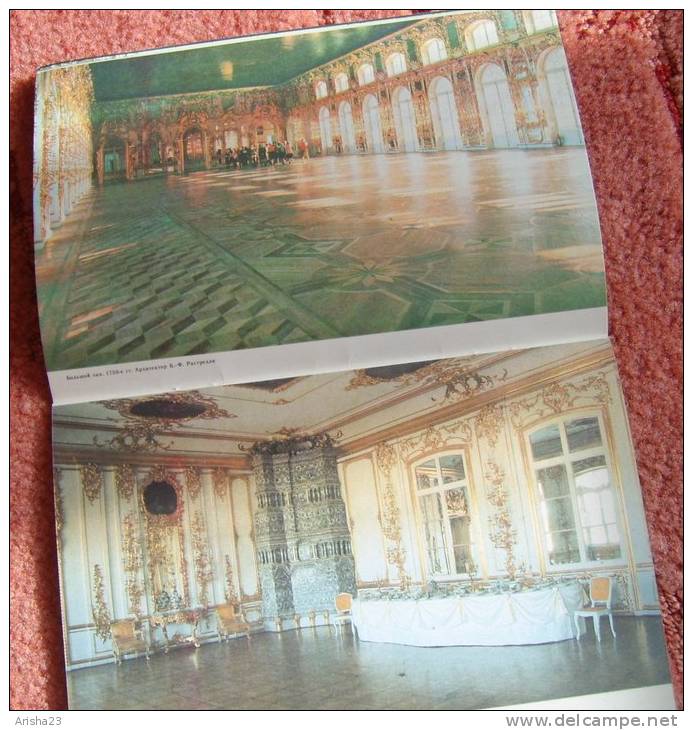 Leningrad USSR Russia Illustrated Brochure " Pushkin . Museums And Parks " - Lingue Slave