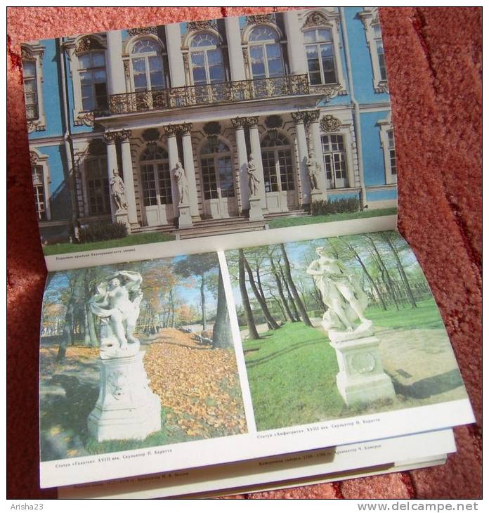 Leningrad USSR Russia illustrated Brochure " Pushkin . Museums and Parks "