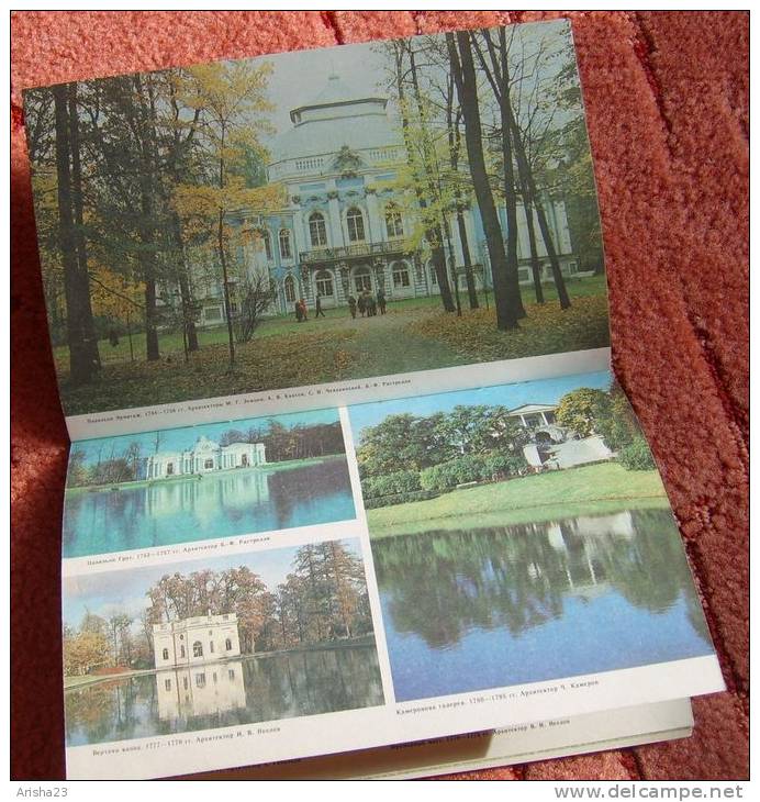 Leningrad USSR Russia illustrated Brochure " Pushkin . Museums and Parks "