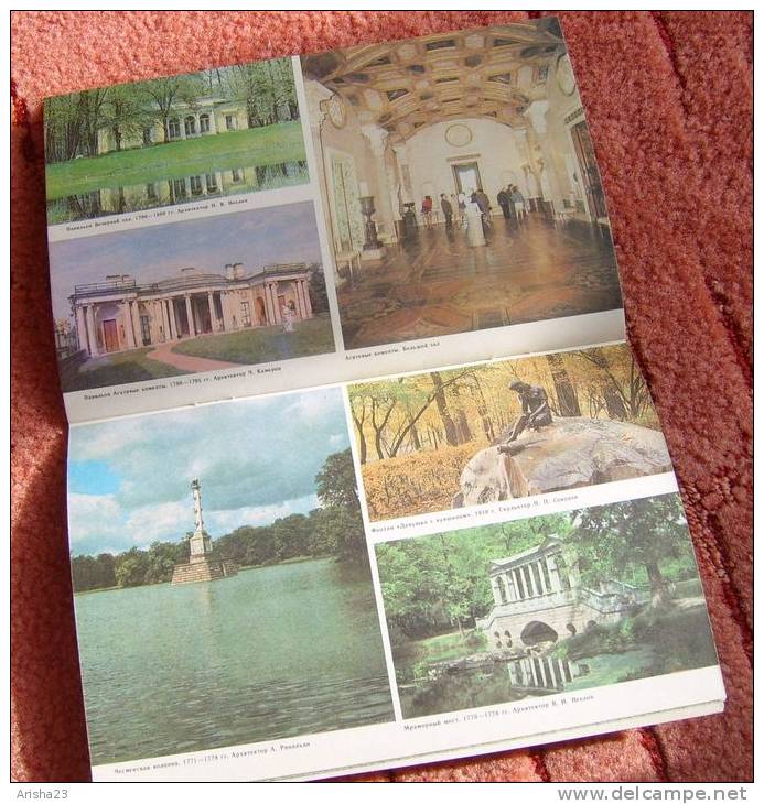 Leningrad USSR Russia illustrated Brochure " Pushkin . Museums and Parks "