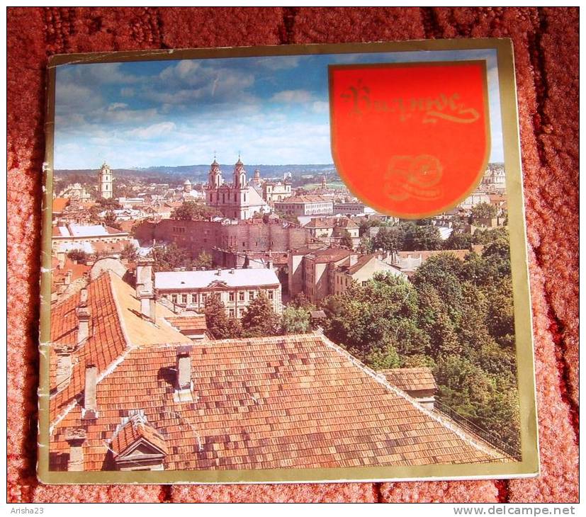 Brochure - Picture Guidebook Illustrated - Vilnius 1979 - Intourist - Lingue Slave