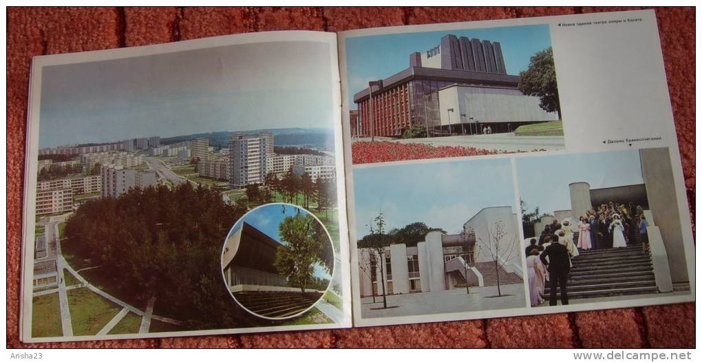 Brochure - Picture Guidebook Illustrated - Vilnius 1979 - Intourist - Slawische Sprachen