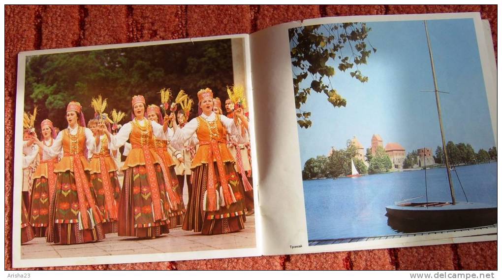 Brochure - picture guidebook illustrated - Vilnius 1979 - intourist