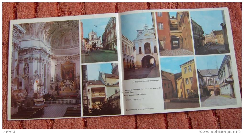 Brochure - picture guidebook illustrated - Vilnius 1979 - intourist