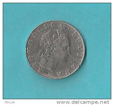 REPUBBLICA ITALIANA 50 LIRE 1957 VULCANO - 50 Lire