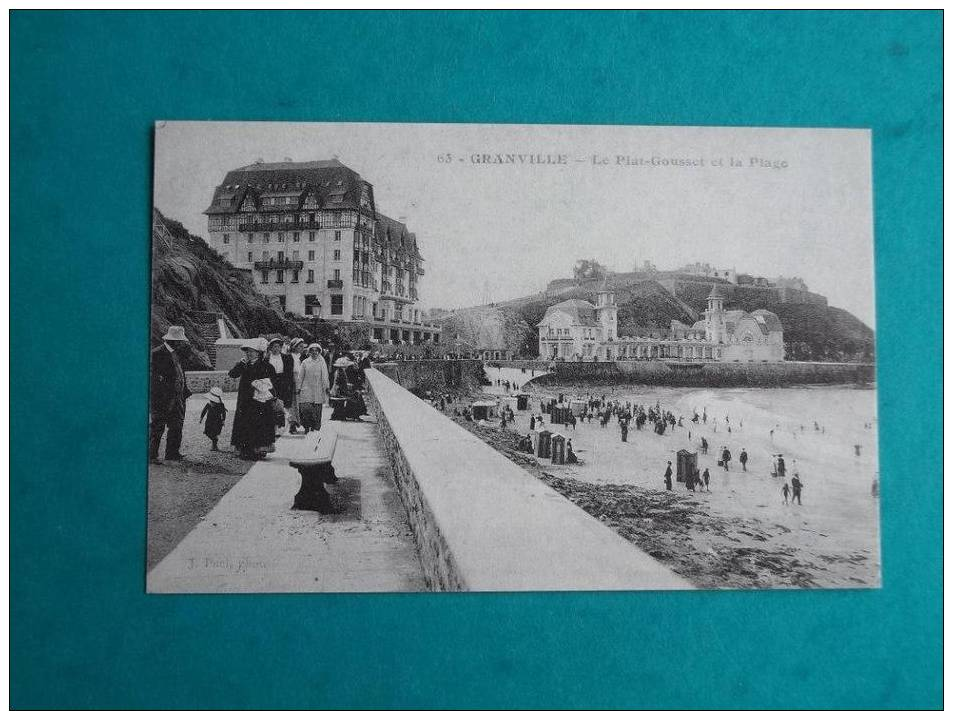 CPA+++63 GRANVILLE+++Le Plat-gousset Et La Plage+++Neuve+++ - Granville