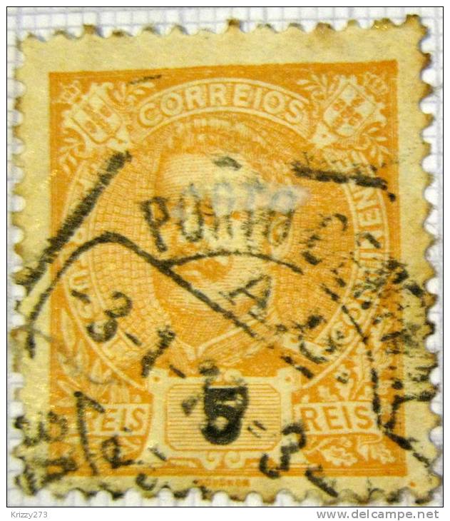 Portugal 1895 King Carlos 5r - Used - Usado