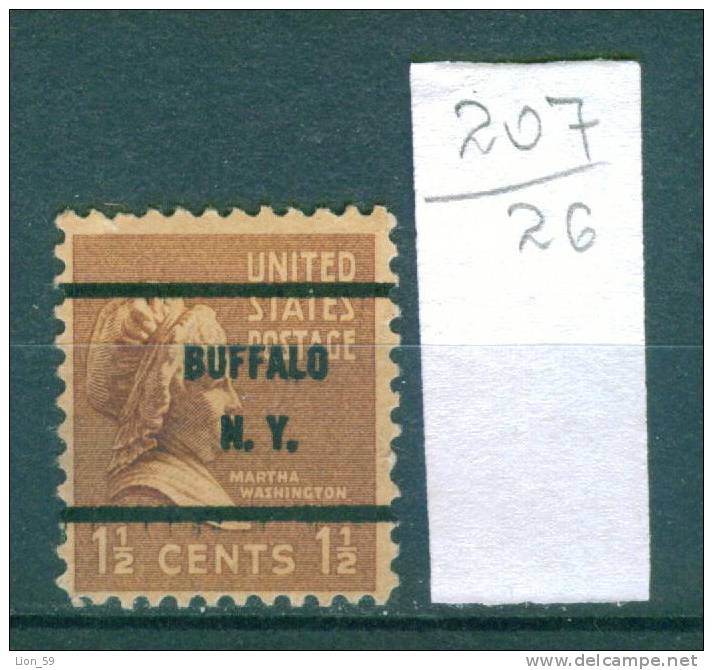 26K207 / BUFFALO N.Y. - State New York County Erie -  Precancel, Preo,Vorausentwertung United States Etats-Unis USA - Precancels