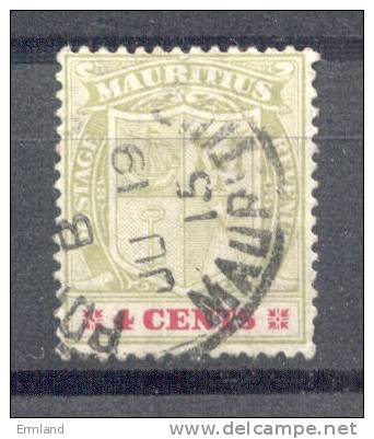 Mauritius 1910 - Michel Nr. 134 O - Mauricio (...-1967)