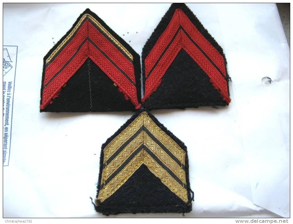 INSIGNES TISSUS GALONS DES TROUPES DE MARINE PARACHUTISTES 11° DP - Armée De Terre