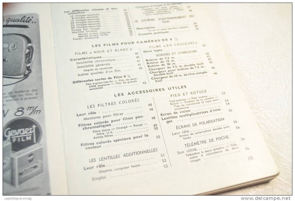 (AR2) La Pratique Du 8mm, De La Prise De Vue A La Projection. Publication Paul Montel. 1952 - Filmprojectoren