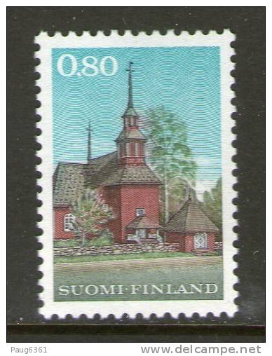 FINLANDE 1970 EGLISE DE KEURU    YVERT N°637  NEUF MNH** - Unused Stamps